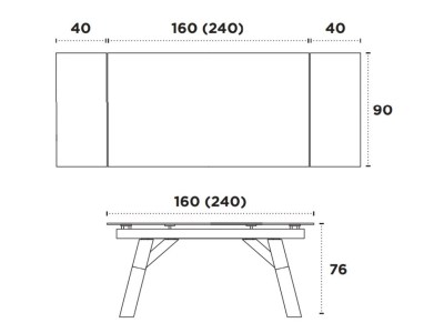 Ash extensible 160 240