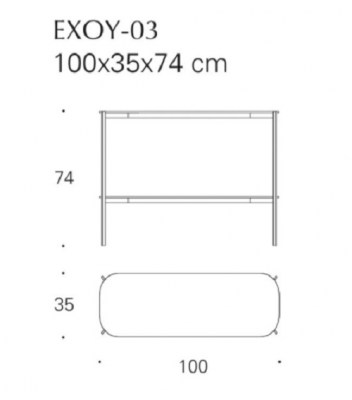 Consola Exo Kendomobiliario HogarDomestic EXOY03
