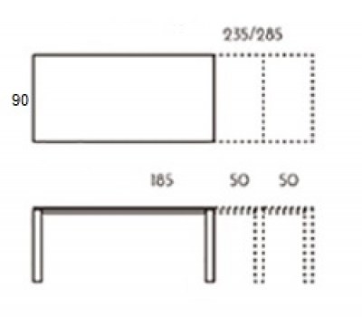 Mesa Cosmopolitan extensible TamiroTarazona HogarDomestic 185 90 90