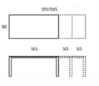 Mesa Cosmopolitan extensible TamiroTarazona HogarDomestic 165 90 90