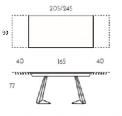 Mesa Infinity extensible TamiroTarazona HogarDomestic 165x90