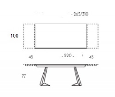 Mesa Infinity extensible TamiroTarazona HogarDomestic 220x100