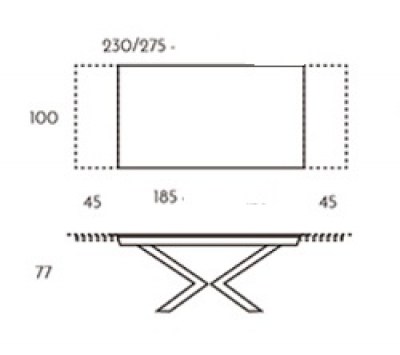 Mesa Motion extensible TamiroTarazona HogarDomestic 185 100