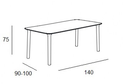 Mesa Roll Treku HogarDomestic 140