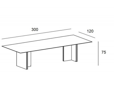 Mesa Stockholm rectangular PuntMobles HogarDomestic 300