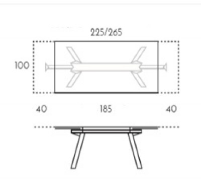 Mesa Magni TamiroTarazona HogarDomestic 185 100