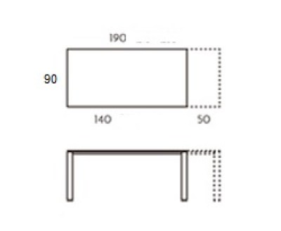 Mesa extensible Manhattan TamiroTarazona HogarDomestic 140 90